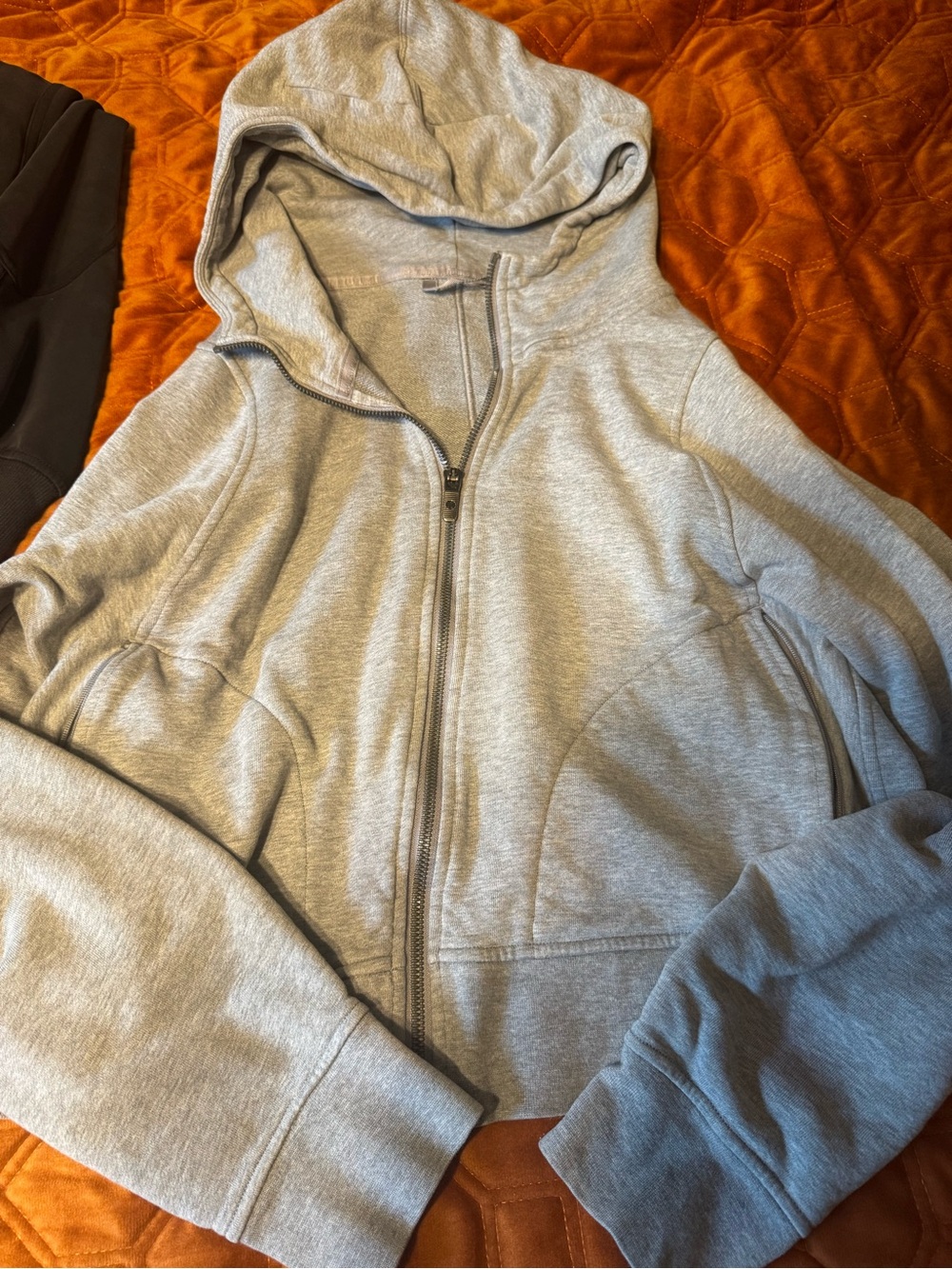 Lululemon Light Gray Zip Hoodie Jacket